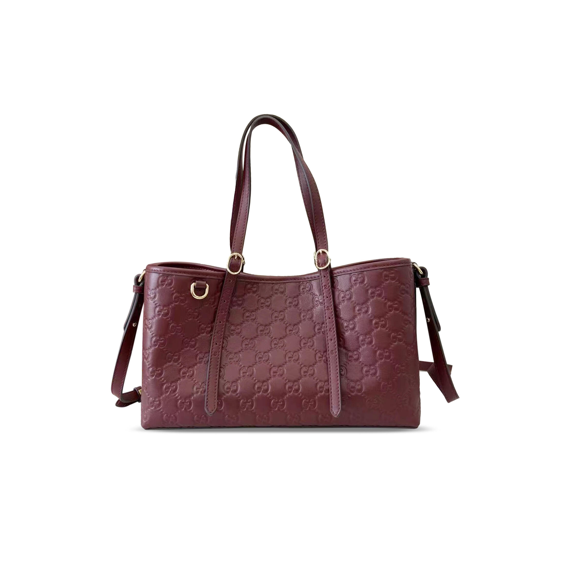 GUCCI GG EMBLEM MEDIUM TOTE BAG ‎815214 (30*18*11cm)
